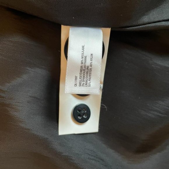 Black Blazer with Grey Trim by the Gap - Picture 4 of 7